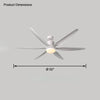 WOMO 5 Blade Large Ceiling Fan Lamp-WM5064 thumbnail