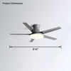 WOMO Slimline Metal Ceiling Fan Lamp-WM5065 thumbnail