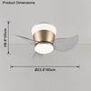 WOMO Small Low Profile Ceiling Fan Lamp-WM5084 thumbnail