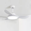 WOMO White Modern Ceiling Fan Lamp-WM5085 thumbnail