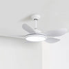 WOMO White Modern Ceiling Fan Lamp-WM5085 thumbnail
