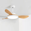 WOMO White Modern Ceiling Fan Lamp-WM5085 thumbnail