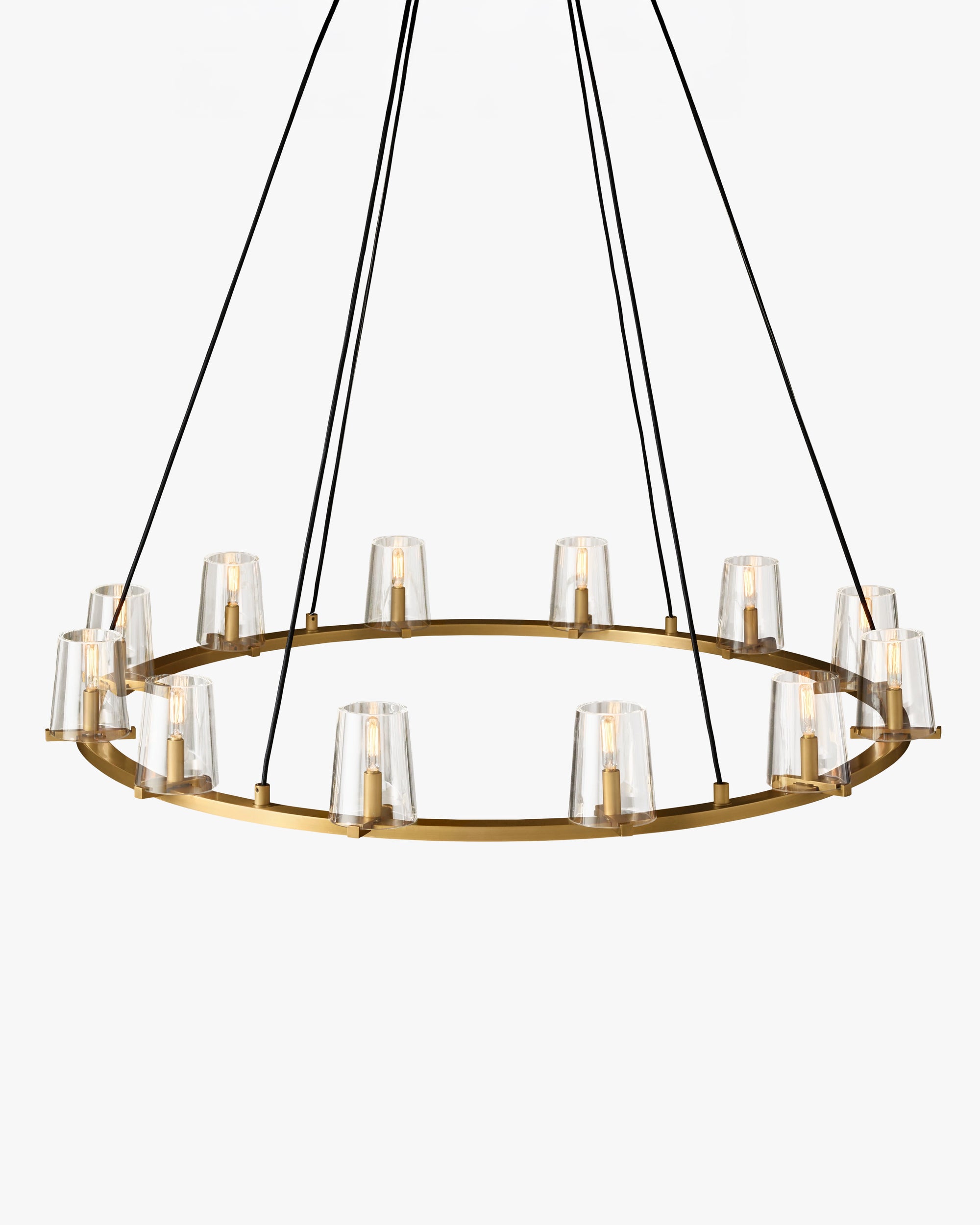 WOMO Hurricane Candle Ring Chandelier - Pauillac