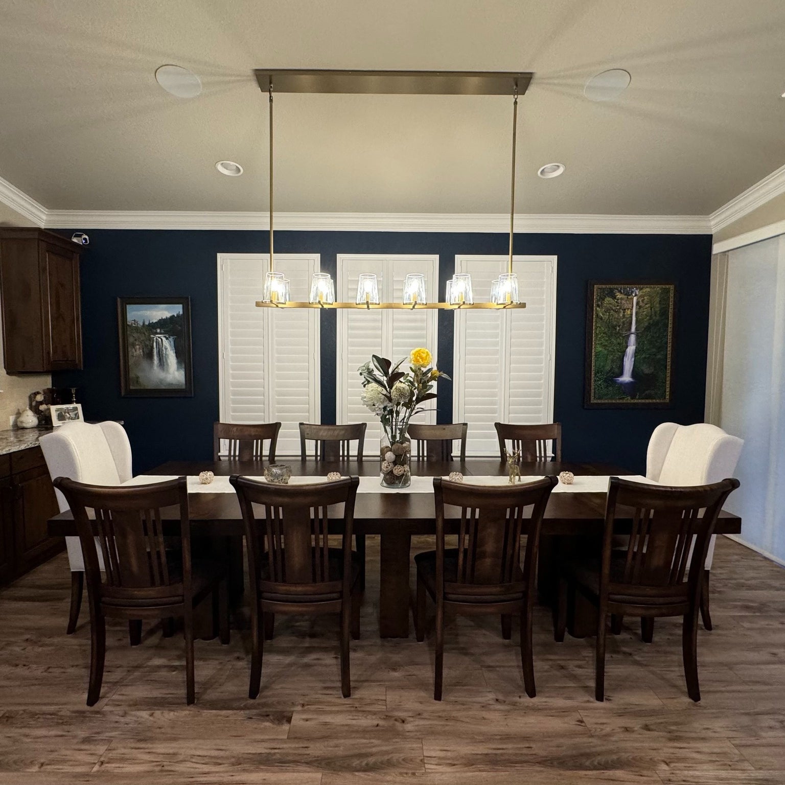 WOMO Hurricane Candle Linear Chandelier - Pauillac