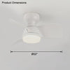 WOMO Small Flush Mount Ceiling Fan Lamp-WM5114 thumbnail
