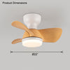 WOMO Small Flush Mount Ceiling Fan Lamp-WM5114 thumbnail