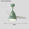 WOMO 3 Blade Tapered Ceiling Fan Lamp-WM5099 thumbnail