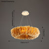 WOMO Feather Round Pendant Light-WM2060 thumbnail