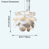 WOMO Pinecone Pendant Light-WM2388 thumbnail