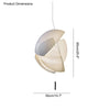 WOMO Asymmetrical Rice Paper Pendant Light-WM2056 thumbnail