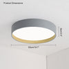WOMO Oak Grain Round Ceiling Light-WM1017 thumbnail