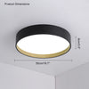 WOMO Oak Grain Round Ceiling Light-WM1017 thumbnail