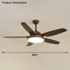 WOMO 5 Blade Ceiling Fan Lamp-WM5101 thumbnail