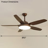 WOMO 5 Blade Ceiling Fan Lamp-WM5101 thumbnail