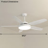 WOMO 5 Blade Ceiling Fan Lamp-WM5101 thumbnail
