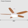 WOMO 5 Blade Ceiling Fan Lamp-WM5101 thumbnail