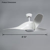 WOMO 52 Propeller Ceiling Fan Lamp-WM5108 thumbnail
