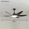 WOMO 5 Blade Large Ceiling Fan Lamp-WM5111 thumbnail