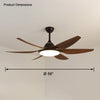 WOMO 5 Blade Large Ceiling Fan Lamp-WM5111 thumbnail