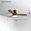WOMO Low Profile Ceiling Fan Lamp-WM5124 thumbnail