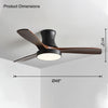 WOMO Low Profile Ceiling Fan Lamp-WM5124 thumbnail
