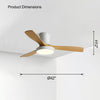 WOMO Low Profile Ceiling Fan Lamp-WM5124 thumbnail