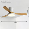 WOMO Low Profile Ceiling Fan Lamp-WM5124 thumbnail