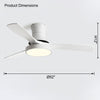 WOMO Low Profile Ceiling Fan Lamp-WM5124 thumbnail