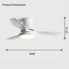 WOMO Flush Mount Ceiling Fan Lamp-WM5128 thumbnail