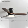 WOMO Low Profile Ceiling Fan Lamp-WM5124 thumbnail