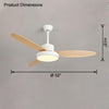 WOMO 3 Blade Ceiling Fan Lamp-WM5132 thumbnail