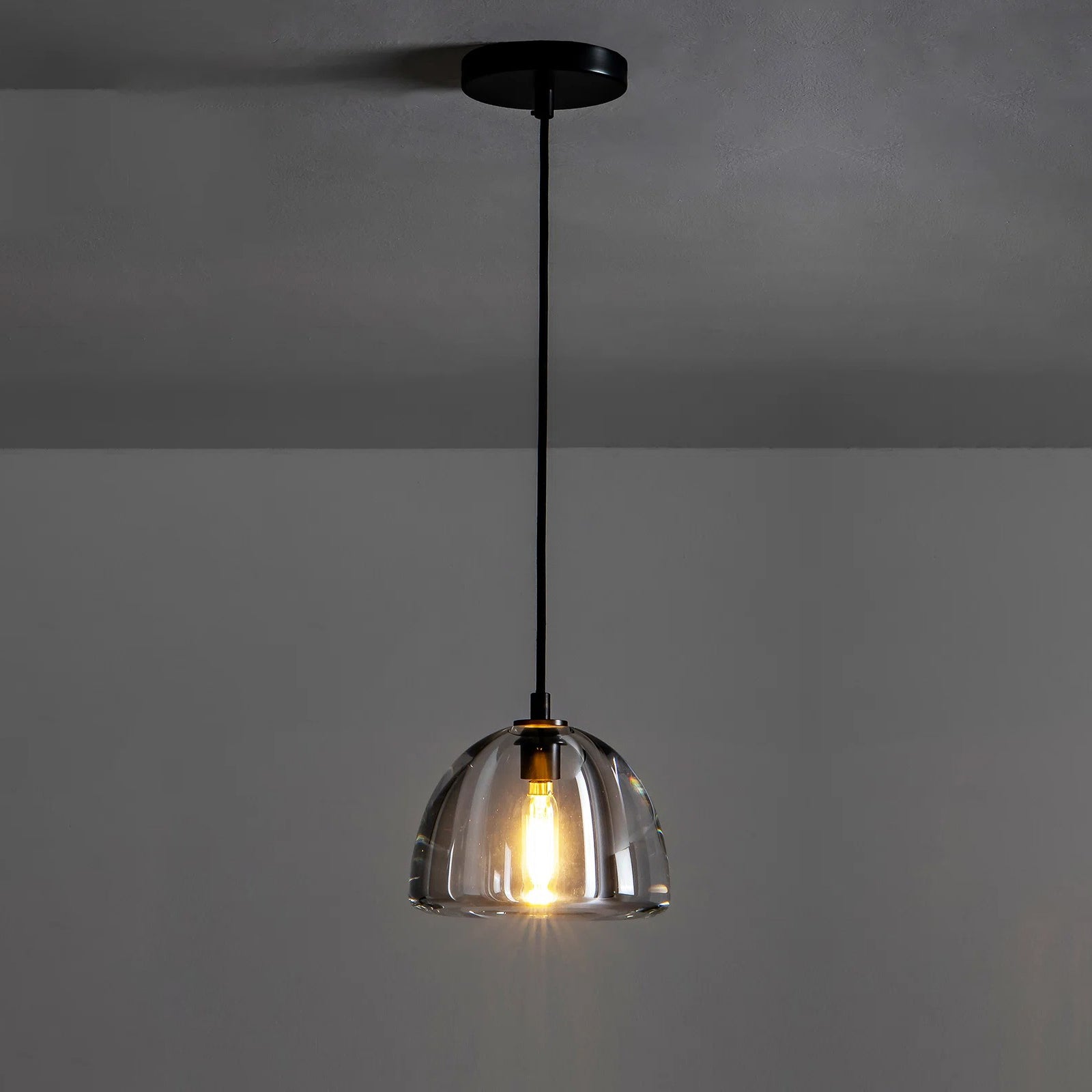WOMO 7 Inch Crystal Pendant Light - Hemisphere
