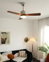 WOMO Silver and Walnut Ceiling Fan Lamp - WM5149 thumbnail