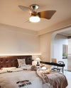 WOMO Small Silver Low Profile Ceiling Fan Lamp - WM5150 thumbnail