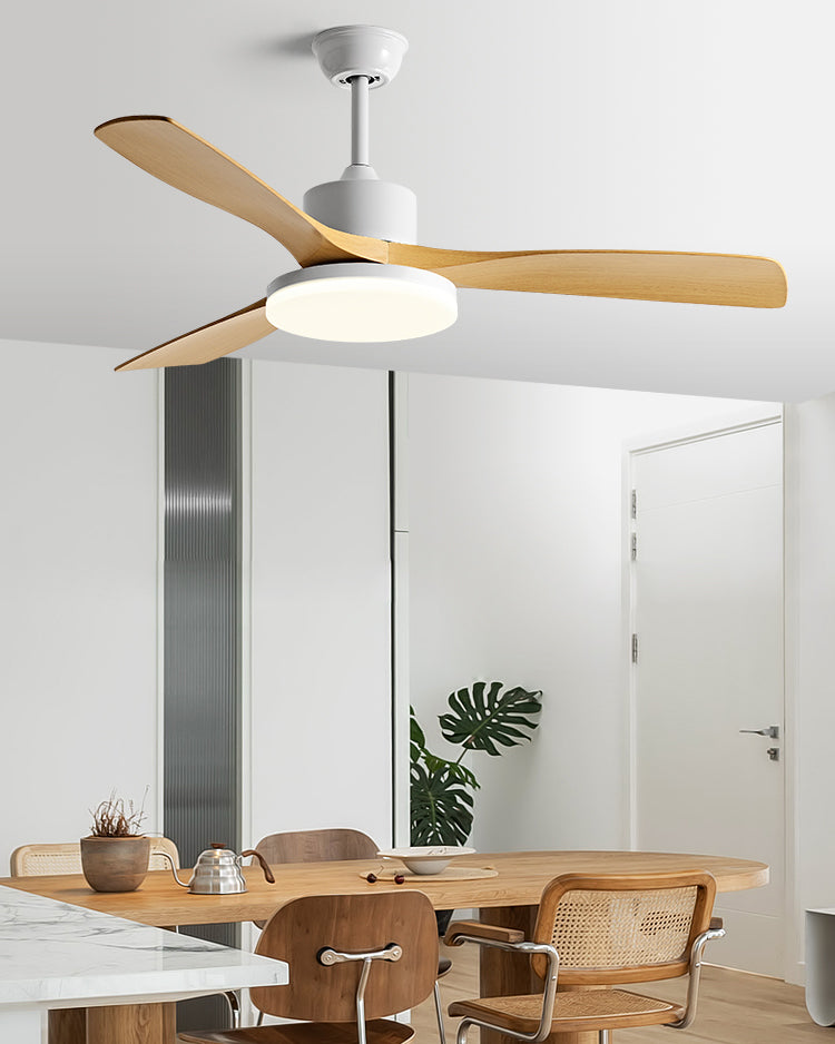 WOMO 42" Wood-look Ceiling Fan Lamp - WM5154