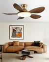 WOMO Low Profile Ceiling Fan with Bright Light - WM5155 thumbnail