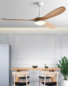 WOMO Large Wood Ceiling Fan with Light - WM5161 thumbnail