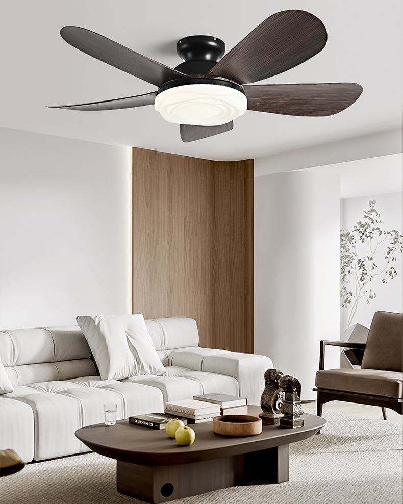WOMO 52 inch Low Profile Ceiling Fan with Bright Light - WM5165