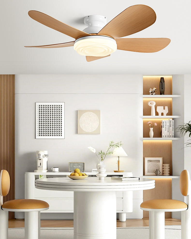 WOMO 52 inch Low Profile Ceiling Fan with Bright Light - WM5165