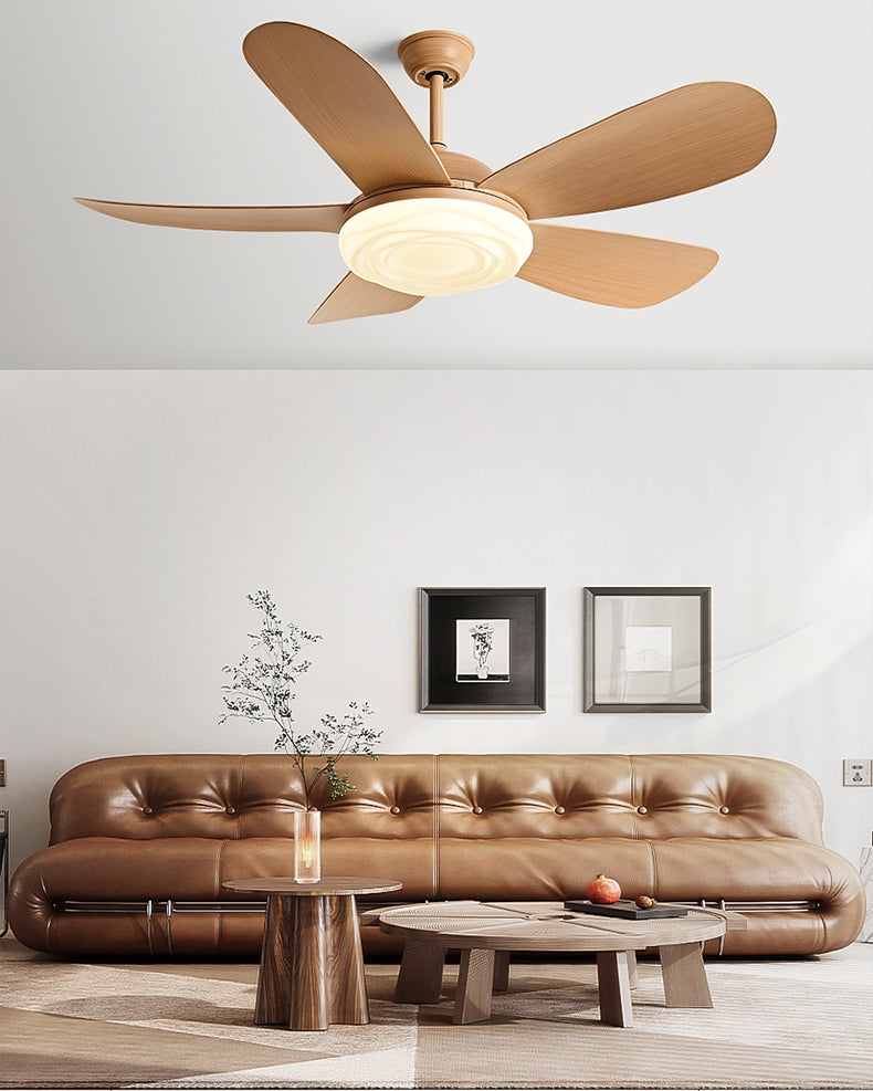 WOMO Modern Ceiling Fan with Bright Light - WM5169