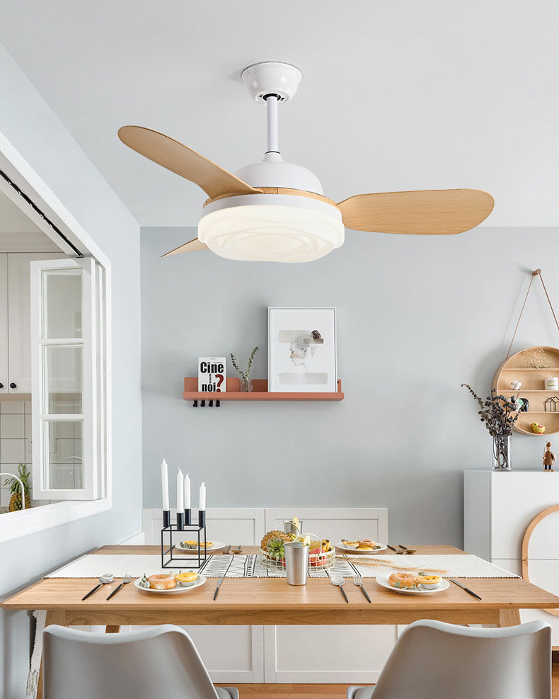 WOMO Modern Ceiling Fan with Bright Light - WM5169