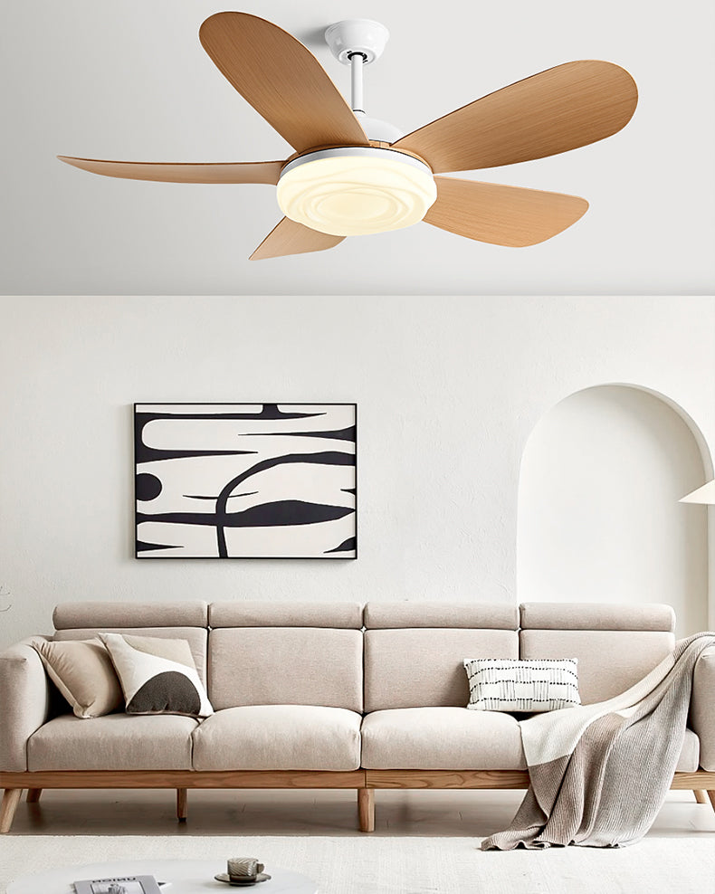 WOMO Modern Ceiling Fan with Bright Light - WM5169