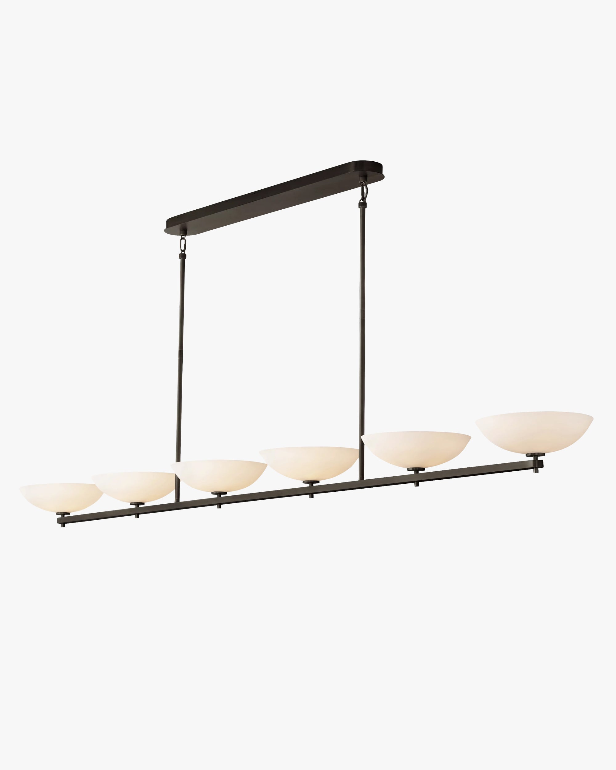 WOMO Porcelain Bowl Linear Chandelier - Vernet