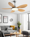 WOMO Modern Oak-look Ceiling Fan Lamp - WM5185 thumbnail