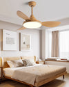 WOMO Modern Oak-look Ceiling Fan Lamp - WM5185 thumbnail
