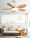 WOMO Modern Oak-look Ceiling Fan Lamp - WM5185 thumbnail