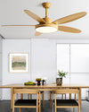 WOMO 5 Blade Modern Ceiling Fan Lamp - WM5189 thumbnail