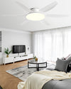 WOMO 6 Blade Low Profile Ceiling Fan with Bright Light - WM5191 thumbnail