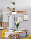 WOMO Mid Century Modern Ceiling Fan Lamp-WM5204 thumbnail