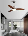 WOMO Mid Century Modern Ceiling Fan Lamp-WM5204 thumbnail